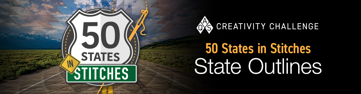 50 States in Stitches - State Outlines