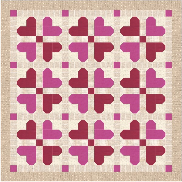Bloomin' Valentine Quilt