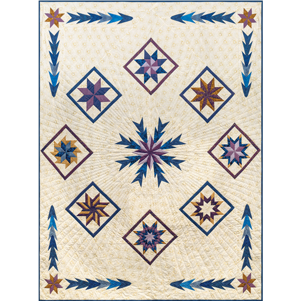 Barbara Cline – Star Extravaganza- Intricate Eight-Pointed Stars