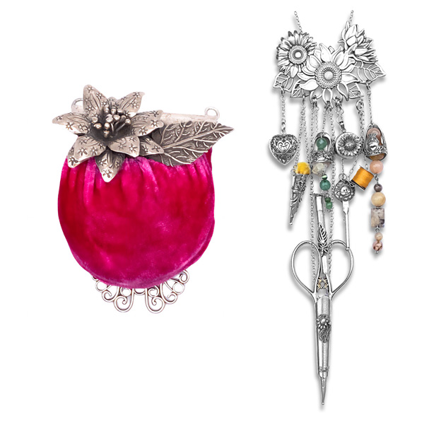 Sterling silver chatelaines