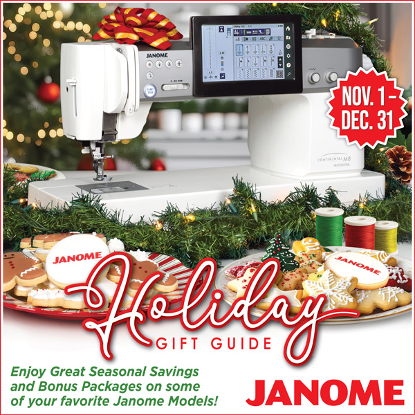 Celebrate the Holidays with Janome!